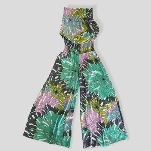 Print Palazzo Jumpsuit. Size M